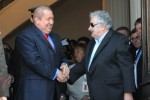 Chávez y Mujica en la Cumbre de MERCOSUR.