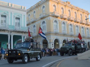 Sancti Spíritus rememora paso de Fidel.