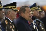 Chávez participó en el acto de trasmisión de mando del Ministerio para la Defensa.