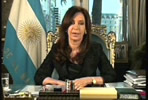 Cristina Fernández, presidenta de Argentina.