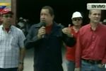 Acompañado de varios Ministros, Chávez revisó trabajos industriales. 