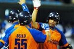 Por los Gallos Bello resultó el mejor bateador al compilar de 4-3