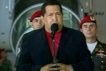 Chávez a su regreso a Venezuela.