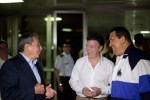 Raúl, Santos y Chávez en La Habana. (Foto: Prensa Presidencial de Venezuela).