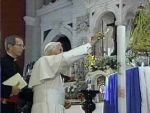 El Sumo Pontífice subió como Peregrino de la Caridad al Santuario de la Virgen Mambisa. (foto: PL)