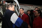 Chavez fue recibido por el vicepresidente Elías Jaua.