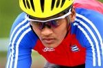 Yumari González a mundial de ciclismo de pista.