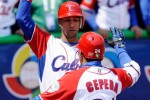 Yulieski y Cepeda en el Clásico Mundial de Béisbol (Foto Archivo).