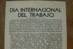 En la imprenta El Sol se hicieron las proclamas por el Día Internacional del Trabajo.