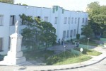 Vista exterior de la Universidad José Martí, de Sancti Spíritus. 