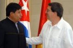 El ministro cubano afirmó que ante los intentos desestabilizadores en Bolivia estará presente la solidaridad de Cuba. 