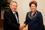 Encuentro de los presidentes Raúl Castro y Dilma Rousseff en Rio de Janeiro, el 22 de junio de 2012. Foto:Roberto Stuckert Filho/PR 