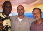 Danny Glover, Gerardo Hernández y Saúl Landau.