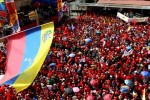 Chávez compartió su cumpleaños con el pueblo de Petare.