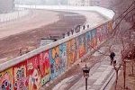 El Muro de Berlín, que separó la capital histórica de Alemania entre 1961 y 1989. 