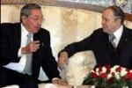 Raúl Castro y Abdelaziz Bouteflika en La Habana. 