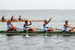 Las muchachas del bote cuatro par de SS,categoría 14-15 años, son candidatas a medallas. 