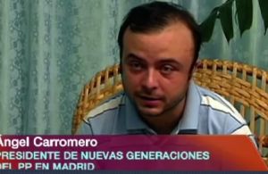 El español Ángel Carromero Barrios se encuentra instruido de cargo por homicidio en ocasión de conducir vehículo por la vía pública. 