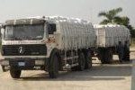 Estos camiones aseguran la distribución de varios de los productos de primer orden para la economía de la provincia.  