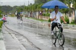 Imagen de Yaguajay al mediodía de este sábado. (Foto Oscar Alfonso)