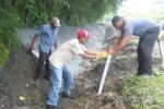 El mejoramiento de algunos desagües también figura entre los trabajos ejecutados.