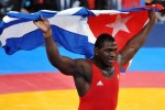 Mijaín López aportó el tercer título de Cuba en Londres 2012.