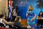 Cuba está dispuesta a dialogar con Estados Unidos para buscar una solución al caso del norteamericano Alan Gross, ratificó Josefina Vidal, directora de la dirección de Estados Unidos del MINREX. Foto: AIN