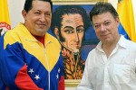 Chavez y Santos en una foto de archivo. (AVN)