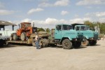 El primer grupo de constructores espirituanos partió este lunes hacia el Oriente del país. 