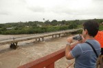 La crecida del Río Zaza denota el alcance de las lluvias.