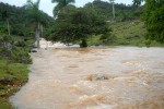 Las lluvias persistentes, asociadas al huracán Sandy, han provocado crecidas de ríos, en Sancti Spíritus.