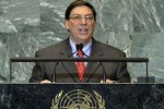 Bruno Rodríguez expuso a Ban Ki-moon las consecuencias de la intensificación del bloqueo a Cuba. (foto: AIN)