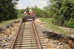 Las principales afectaciones de dicho ramal estuvieron relacionadas con el arrastre del terraplén de la vía.