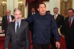 Chávez recibió este jueves al canciller brasileño Antonio Patriota.