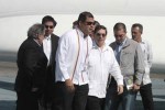 Correa fue recibido en el aeropuerto internacional José Martí por el ministro de Relaciones Exteriores de Cuba, Bruno Rodríguez. (foto: PL)