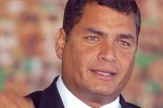Rafael Correa, presidente de Ecuador.