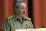 Raúl Castro en su discurso ante el Parlamento cubano. 
