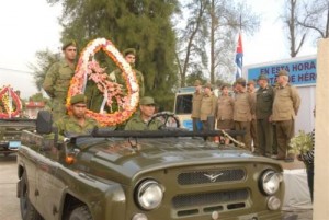 En toda  la provincia de Sancti Spíritus la población rindió tributo a los que dieron sus vidas en otras tierras del mundo. (foto: Vicente Brito)