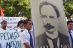 Niños y jóvenes del Yayabo homenajean el cumpleaños 160 del Maestro.