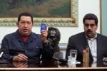 El presidente Hugo Chávez junto Vicepresidente Ejecutivo, Nicolás Maduro.