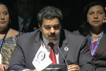 La carta fue leída por el vicepresidente de Venezuela, Nicolás Maduro.