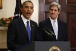 Obama anuncia la nominación del senador demócrata John Kerry como Secretario de Estado.