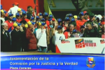 Juramentación de la Comisión por la Justicia y la Verdad.