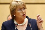 Bachelet fue la persona perfecta, en el momento exacto y el momento preciso, afirmó el máximo responsable de la ONU.