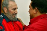 Fidel y Chávez.