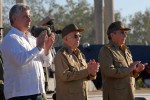 Raúl, Machado Ventura y Díaz-Canell presidieron la conmemoración de los 55 años de la fundación del Segundo Frente Oriental Frank País.