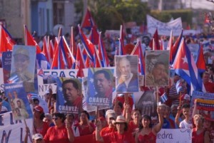 Los trabajadores espirituanos patentizan una vez más su apoyo a la Revolución. 