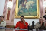 Maduro denunció que "desde Bogotá hay una conspiración activa contra el Gobierno legítimo y la paz de Venezuela".