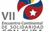 VII Encuentro Continental de Solidaridad con Cuba.