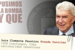 Posada Carriles, autor de disiímiles atentatos terroristas, vive libremente Estados Unidos. 